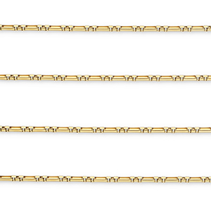 Benodigdheden van Stainless steel Roestvrij staal (RVS) jasseron rectangle Gold