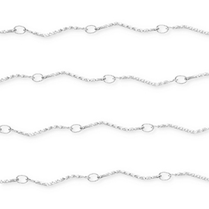 Benodigdheden van Stainless steel Roestvrij staal (RVS) jasseron waves Silver