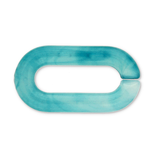 Acryl losse schakels 20mm Persian green