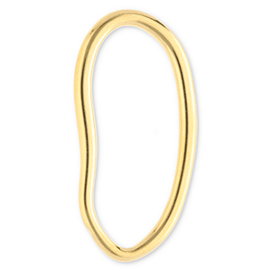 Benodigdheden van Stainless steel Roestvrij staal (RVS) tussenstuk oval Gold