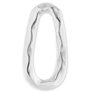 Benodigdheden van Stainless steel Roestvrij staal (RVS) tussenstuk oval Silver
