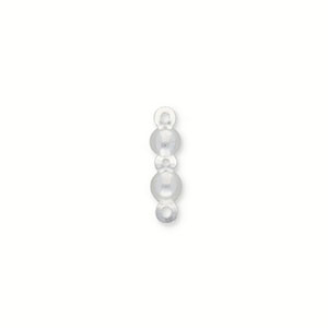 Onderdelen 925 zilver kalotjes 4mm Silver