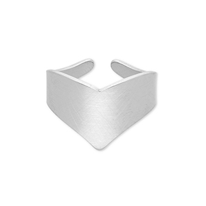 Ringen van Stainless steel Roestvrij staal (RVS) Silver