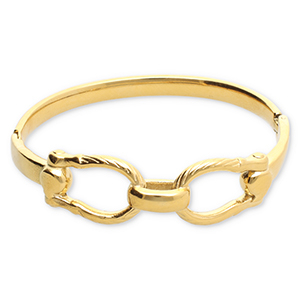 Armbanden van Stainless steel Roestvrij staal (RVS) Gold