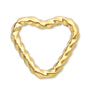 Benodigdheden van Stainless steel Roestvrij staal (RVS) tussenstuk heart Gold