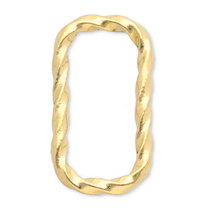 Benodigdheden van Stainless steel Roestvrij staal (RVS) tussenstuk rectangle Gold