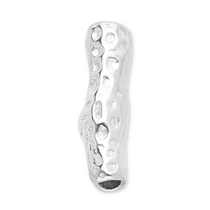 Kralen van stainless steel Roestvrij staal (RVS) tube Silver