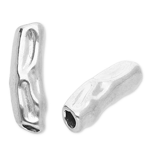 Kralen van stainless steel Roestvrij staal (RVS) tube Silver