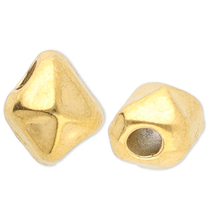 Kralen van stainless steel Roestvrij staal (RVS) irregular Gold