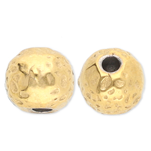 Kralen van stainless steel Roestvrij staal (RVS) Gold