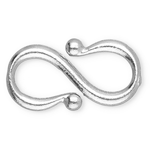 Benodigdheden van Stainless steel Roestvrij staal (RVS) S-haak sluiting Silver