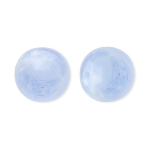 12 mm kralen van acryl round Blue-marble