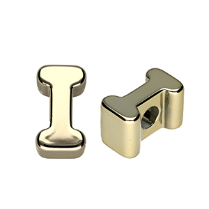 Acryl letterkralen letter I Gold