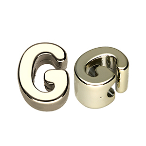 Acryl letterkralen letter G Gold