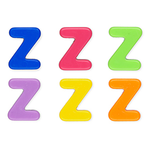 Acryl letterkralen letter Z Multicolour