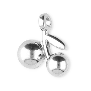 Bedels van Stainless steel Roestvrij staal (RVS) cherries Silver