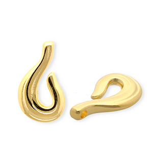Metaal bedels DQ&reg; hook Goud (nikkelvrij)