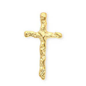Metaal bedels DQ&reg; cross Goud (nikkelvrij)