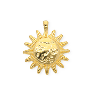 Metaal bedels DQ&reg; sun Goud (nikkelvrij)