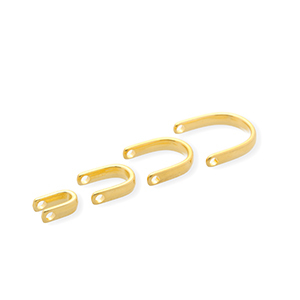 Metaal bedels DQ&reg; arch set of 4 Goud (nikkelvrij)