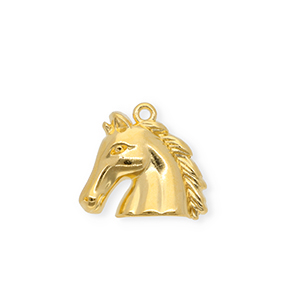Metaal bedels DQ&reg; horse Goud (nikkelvrij)