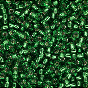 Miyuki 8/0 rocailles Silver Lined Lt.Green 8-0015