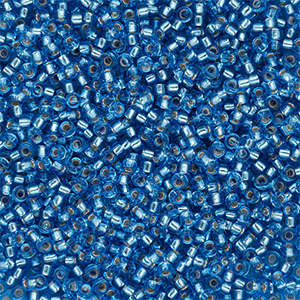 Miyuki 15/0 rocailles Silver Lined Sapphire 15-0019