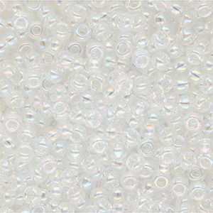 Miyuki 8/0 rocailles Transparent Ab Crystal 8-250