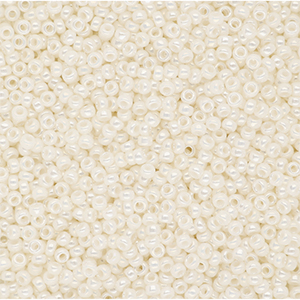 Miyuki 15/0 rocailles Ceylon Ivory Pearl White 15-591