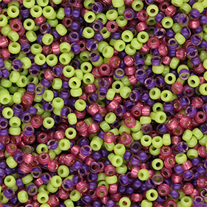 Miyuki 11/0 rocailles Deep Aubergine mix127