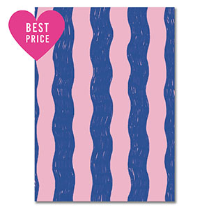 BY31&reg; Kaartjes voor sieraden waves Blue-light pink