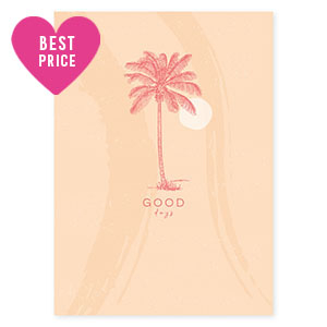 Kaartjes voor sieraden "Good days" Apricot beige