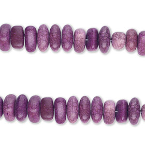 Keramiek kraal pebble-shaped Blackberry Cream