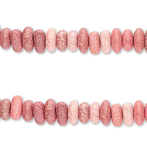 Keramiek kraal pebble-shaped Terracotta pink
