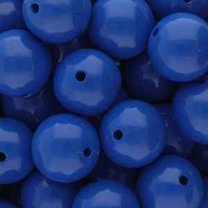 16 mm kralen van DQ acryl shiny Dazzling blue 18-3949 TCX
