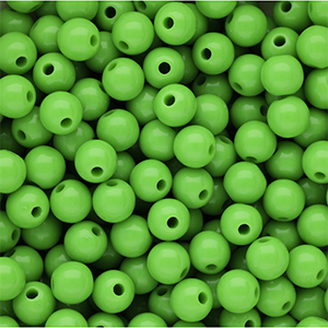 10 mm kralen van DQ acryl shiny Vibrant green 16-6339 TCX