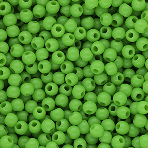 6 mm kralen van DQ acryl shiny Vibrant green 16-6339 TCX