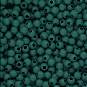 6 mm kralen van DQ acryl shiny Mediterranea green 19-4517 TCX