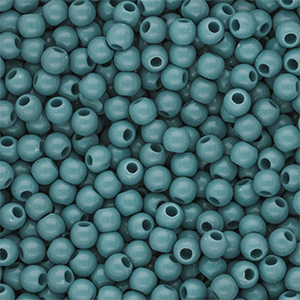 6 mm kralen van DQ acryl shiny Cameo blue 15-4414 TCX