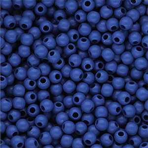 6 mm kralen van DQ acryl shiny Dazzling blue 18-3949 TCX