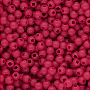 6 mm kralen van DQ acryl shiny Fuchsia 17-2031 TCX