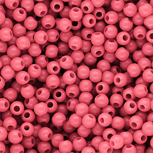 4 mm kralen van DQ acryl shiny Pink lemonade 16-1735 TCX