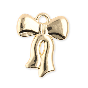 Metaal bedels bow Gold