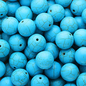 Keramiek kraal 16mm Blue