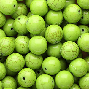 Keramiek kraal 16mm Green