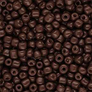 Rocailles 6/0 (4mm) Dark brown
