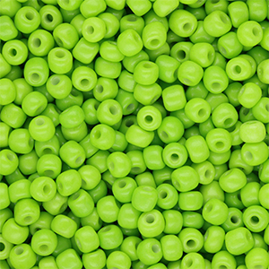 Rocailles 6/0 (4mm) Lime green