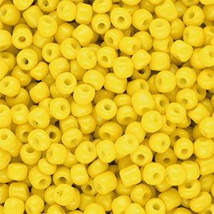 Rocailles 6/0 (4mm) Yellow
