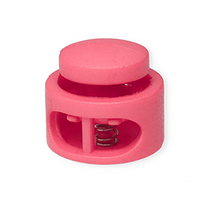 Gekleurde onderdelen koordstopper round Pink