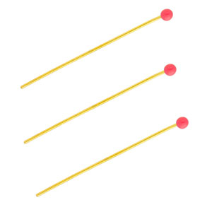 BY31&reg; Benodigdheden van Stainless steel Roestvrij staal (RVS) nietstiften with ball 35mm Gold-red
